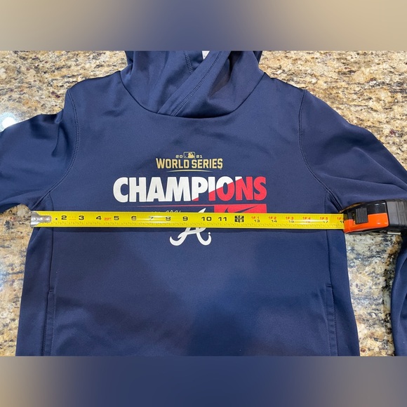 Nike Atlanta Braves 2021 World Series Hoodie - Juniors / Men Small - Picture 5 of 6